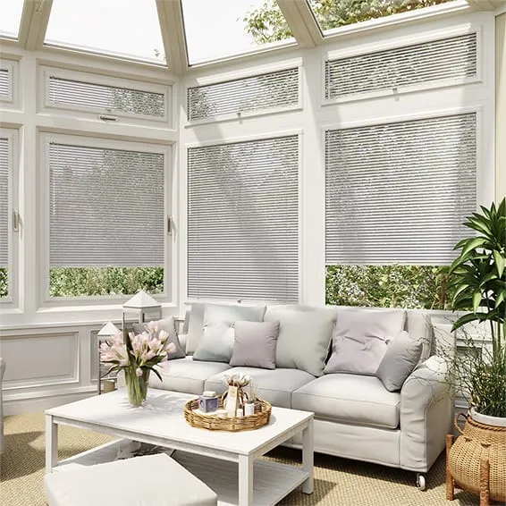 Neutral Grey Perfect Fit Venetian Blind Venetian Conservatory Blind