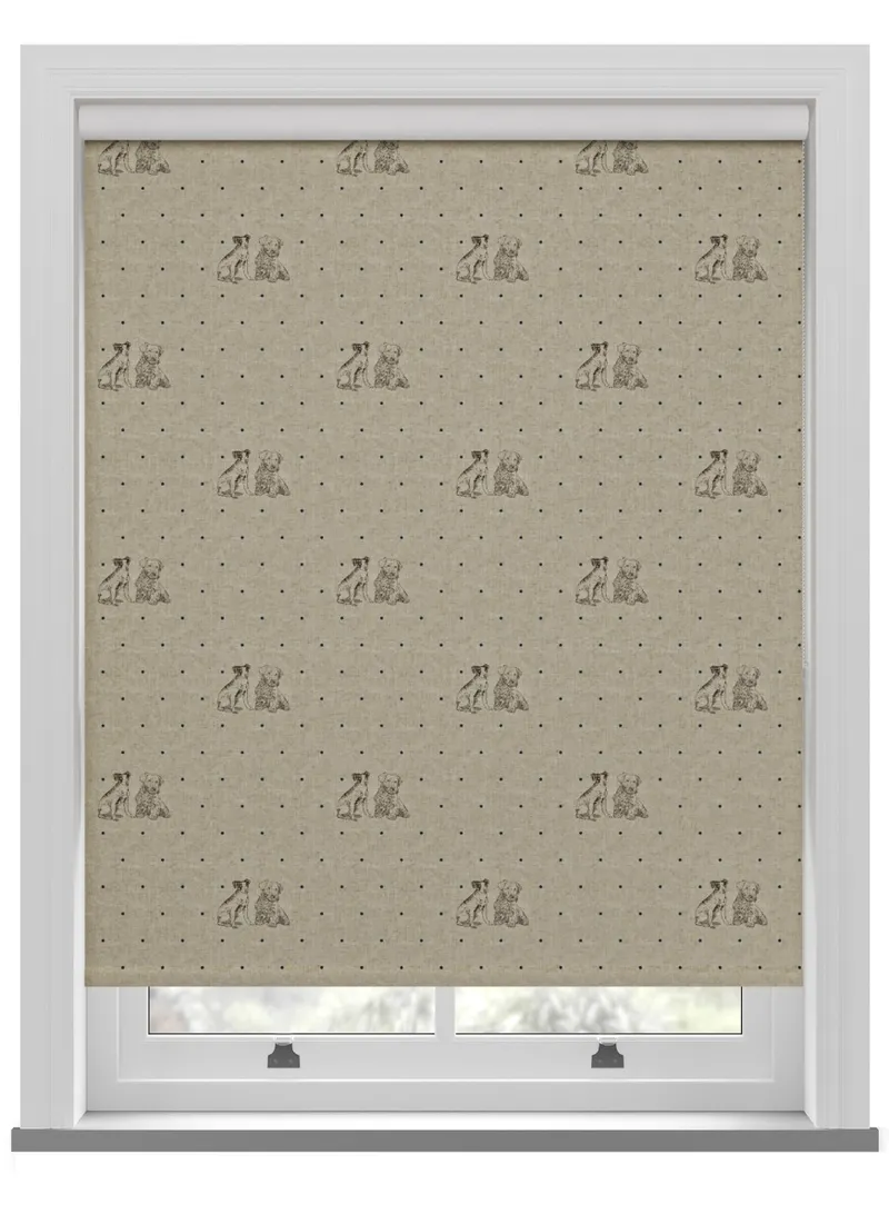 Emily Bond Millie Indigo Roller Blind