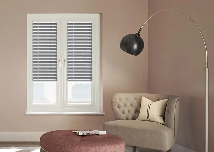Cotswold Marble Grey - Clip Fit Wooden Venetian Blind