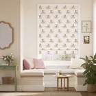 Minnie On The Move Blush Roman Blind