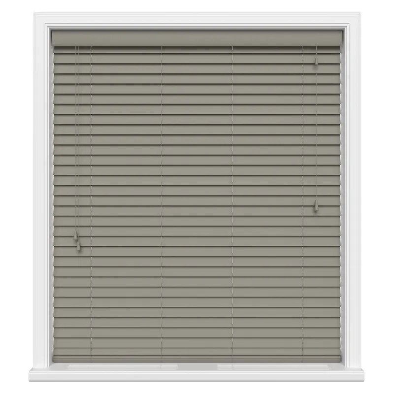 Orion Grey Grain Eco-wood Blinds Uk
