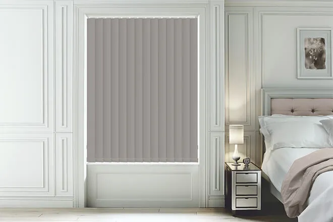 Hannah Stone - Moisture Resistant Blackout Vertical Blind