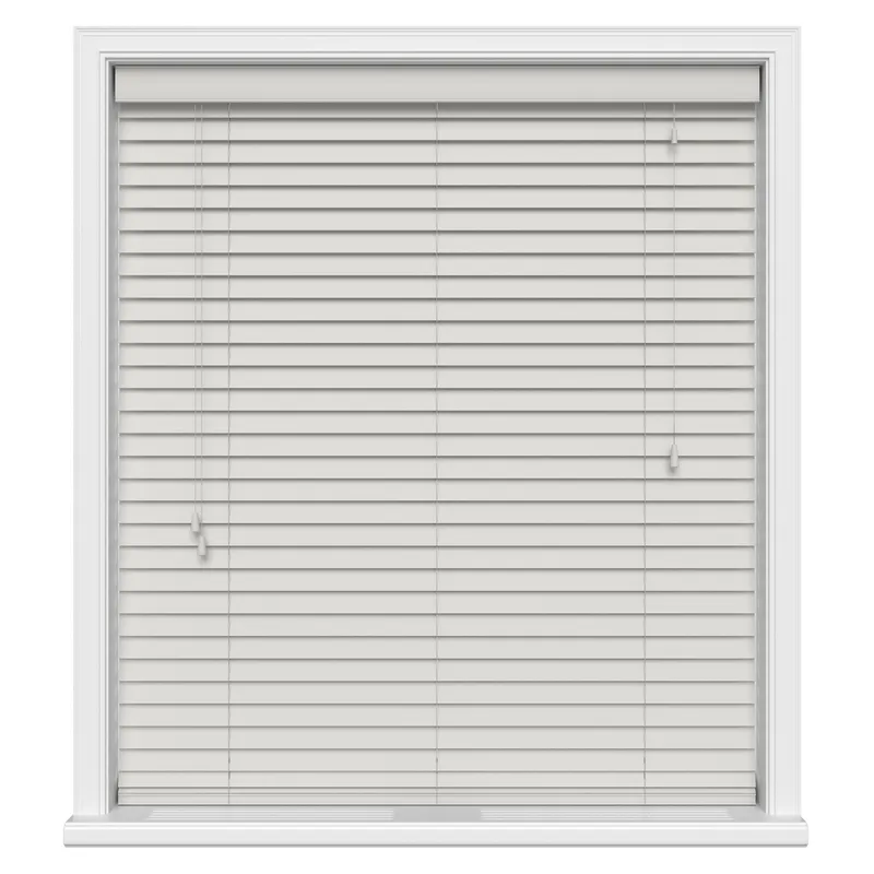 Oyster Grey Real Wood Uk - Wooden Blinds