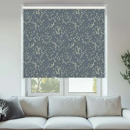 Osier Cool Blue Cordless Roller Blinds - Shop Now