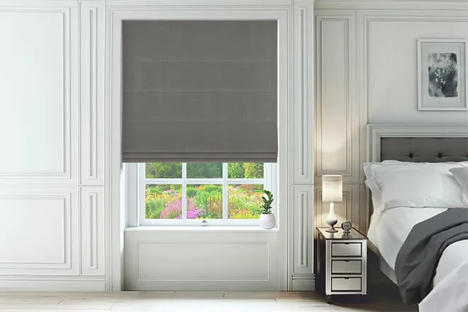 Valentina Grey - Velour Roman Blind