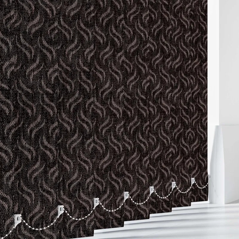 Gravity Brown - Pvc Blackout Waterproof Vertical Blind