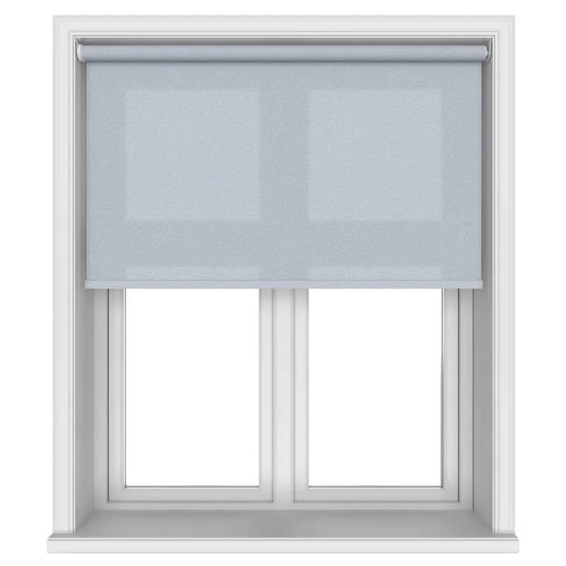 Whitby Pale Denim Motorised Roller Blind Uk - Motorised Blinds