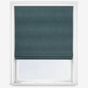 Bordeaux Teal Roman Blind