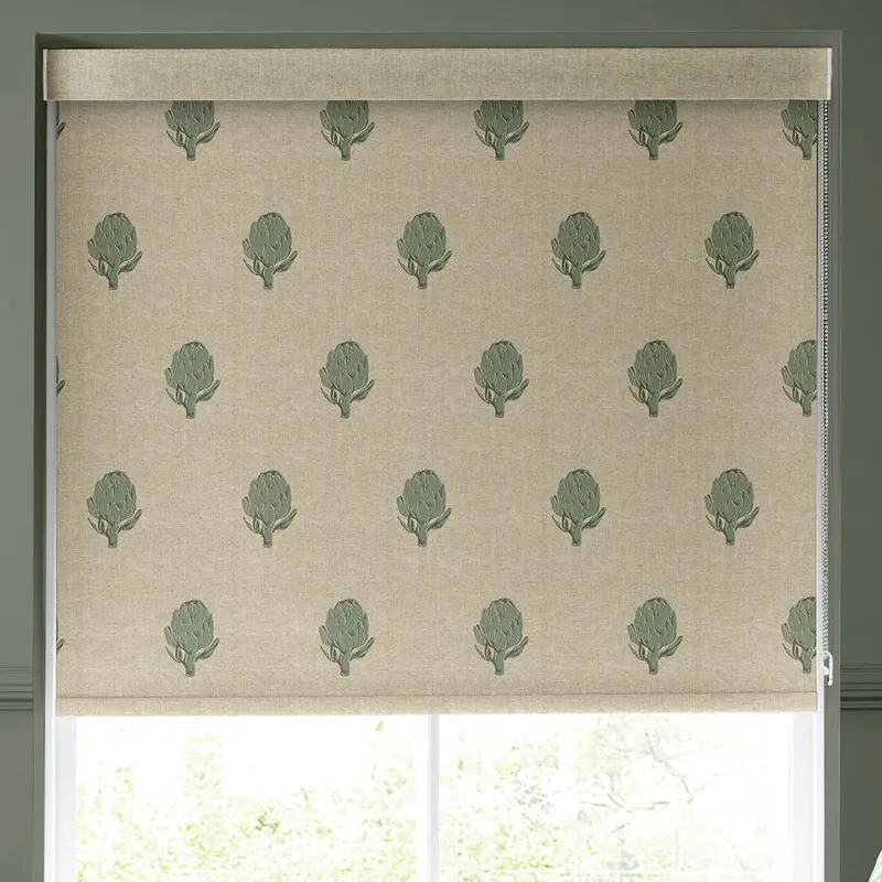 Emily Bond Globe Translucent Made To Measure Roller Blind Fern