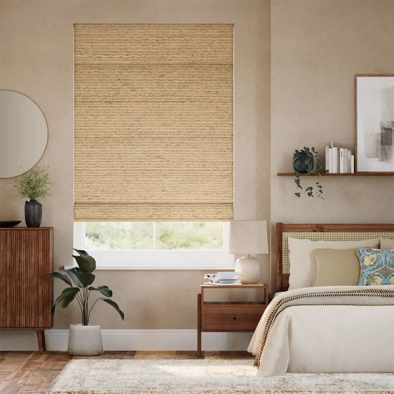 Toluca Cedar Roman Blind