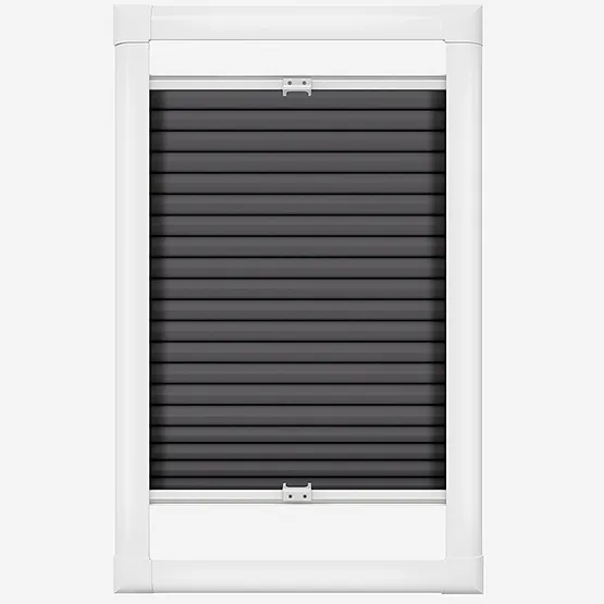 Luna Charcoal Perfect Fit Pleated Blind