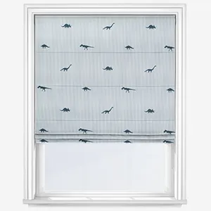 Sophie Allport Dinosaur Navy Roman Blind