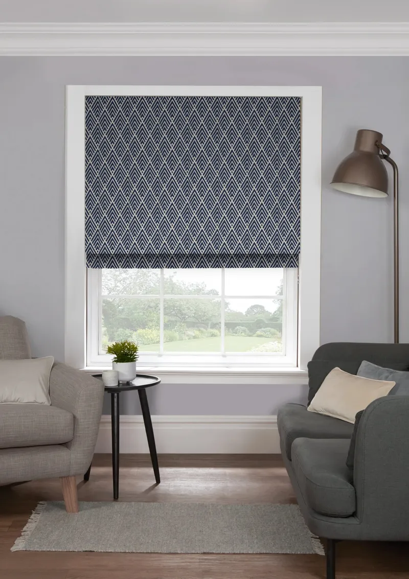 Eb Geo Navy Roman Roman Blind