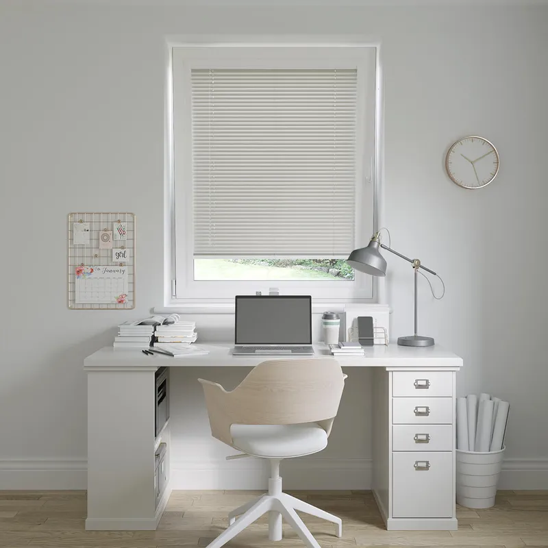 Perfect Fit Dove Grey Venetian Blinds 25mm