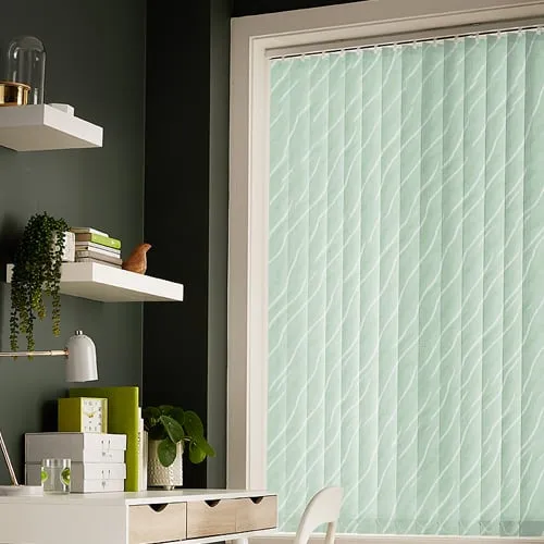 Florence Green Light Filtering Vertical Blinds