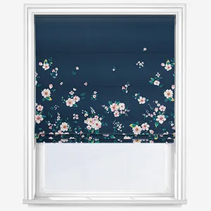 Cath Kidston Spitalfields Border Navy Roman Blind