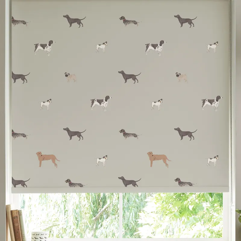Sophie Allport Woof Made To Measure Roller Blind Linen