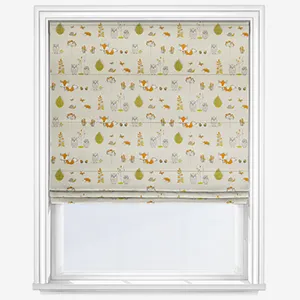 Woodland Fox Multi Roman Blind