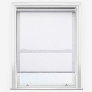 Petal Voile White Roller Blind