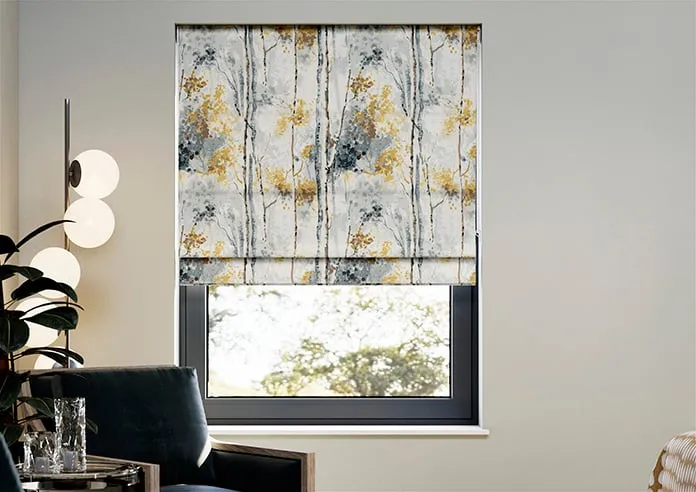 Silver Birch Shadow - Roman Blind