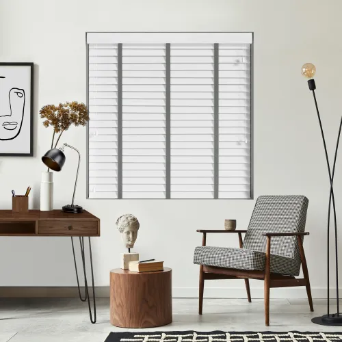 Wood Grain Faux Wood Blinds With Gallant Tape By Alina
