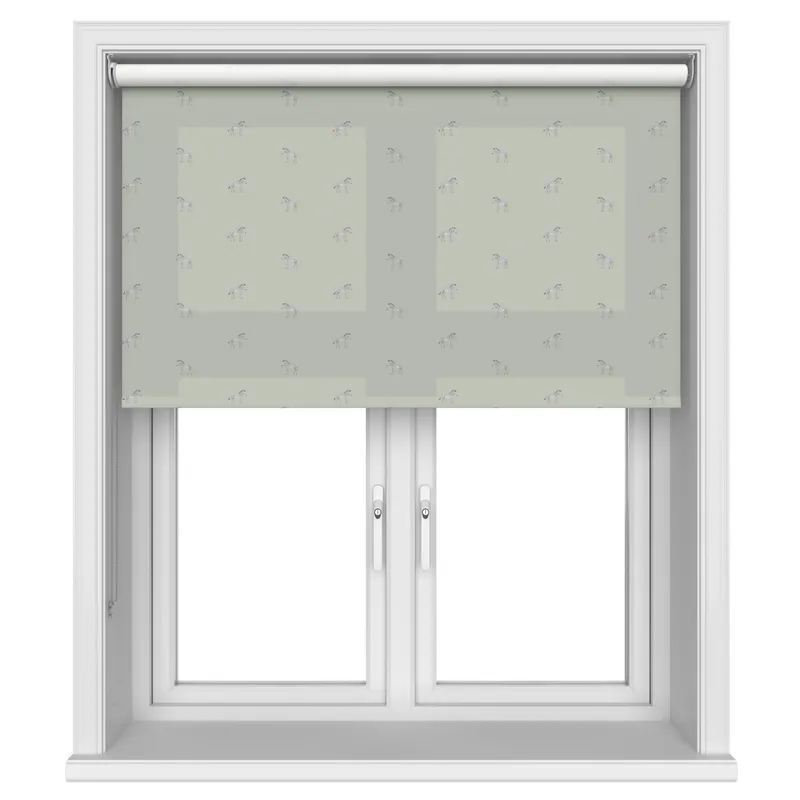 Sophie Allport Zebra Sage Grey Blinds Uk