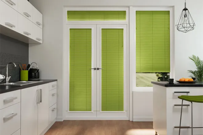 Precision Lime Green - 25mm Slat Venetian Perfect Fit Blind