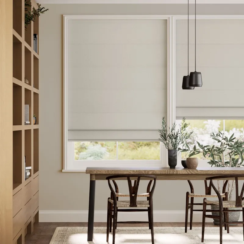Mila Cloud Grey Roman Blind