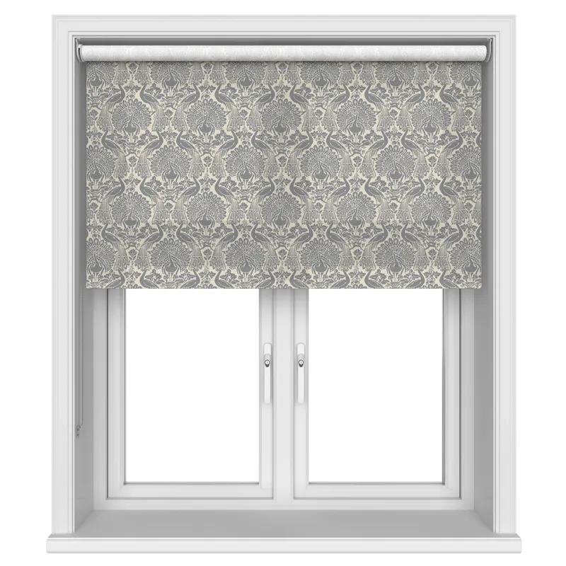 Laura Ashley Peacock Damask Steel Blinds Uk