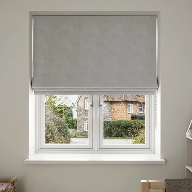 Bogota Velvet Silver Blinds Uk