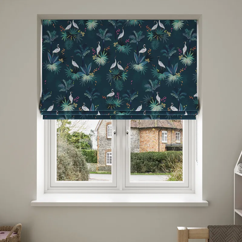 Sara Miller Heron Teal Blinds Uk