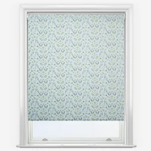 Sophie Allport Spring Chicken White Roller Blind