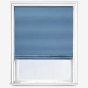 Canvas Aegean Blue Roman Blind