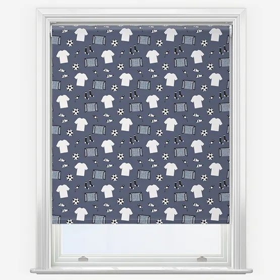Sonova Studio Team Play White Roller Blind