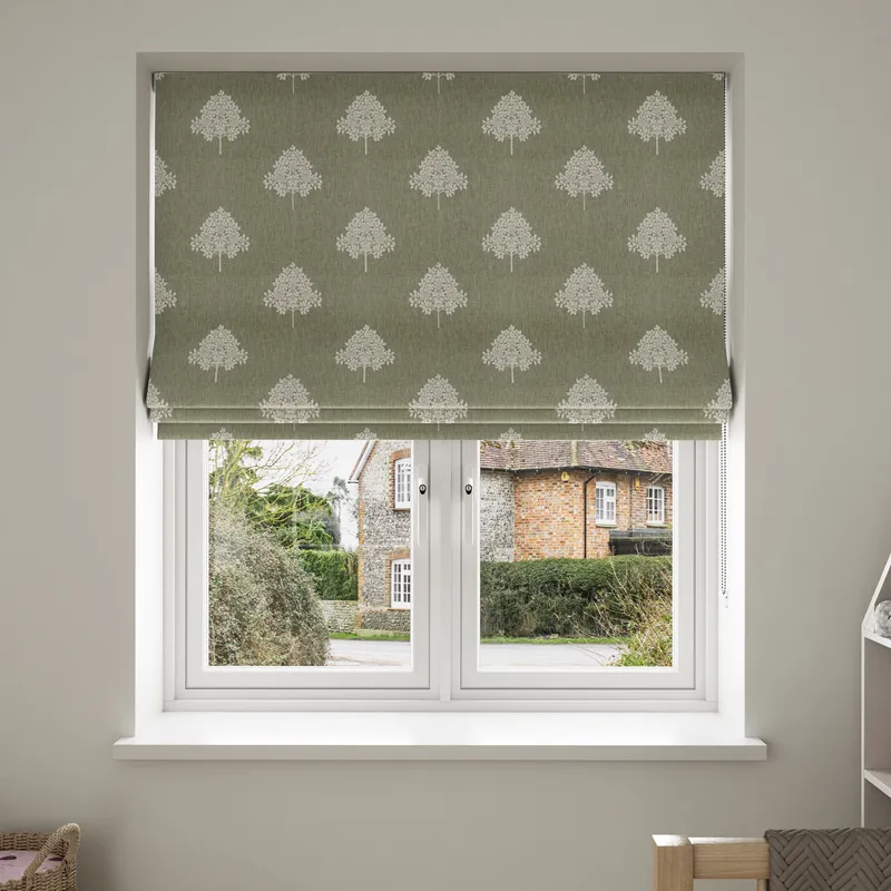 William Morris At Home Marigold Tree Embroidery Nettle Blinds Uk