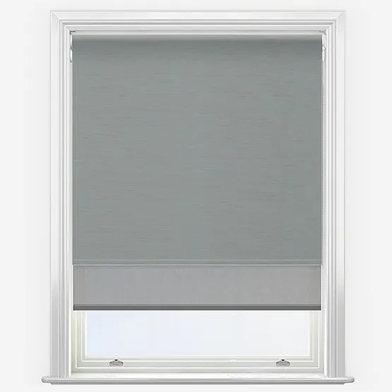 Double Roller Plaza Graphite Sunvue Steel Double Roller Blind