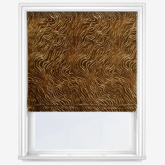 Casamance Piti Fauve Roman Blind