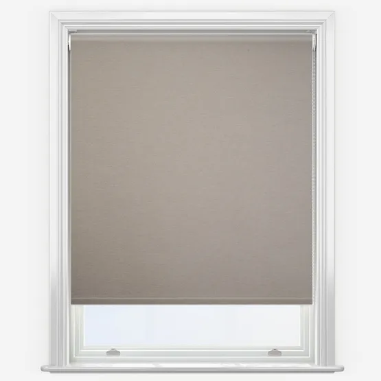 Oxford Blackout Taupe Roller Blind