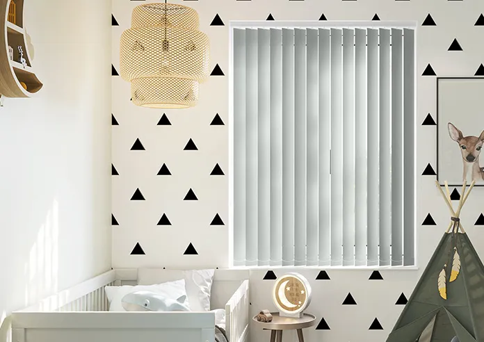 Roma (Fr) Light Grey - Vertical Blind