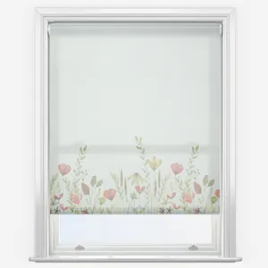 Wild Garden Poppy Roller Blind