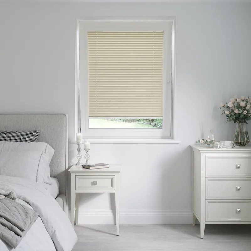 Perfect Fit Cream Candle Glow Venetian Blinds 25mm