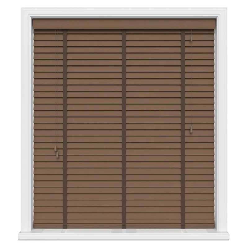Priory Oak Luxury Real Wood Uk - Wooden Blinds