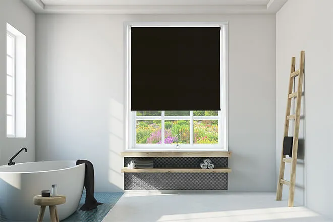 Nicole Black - Waterproof Blackout Roller Blind