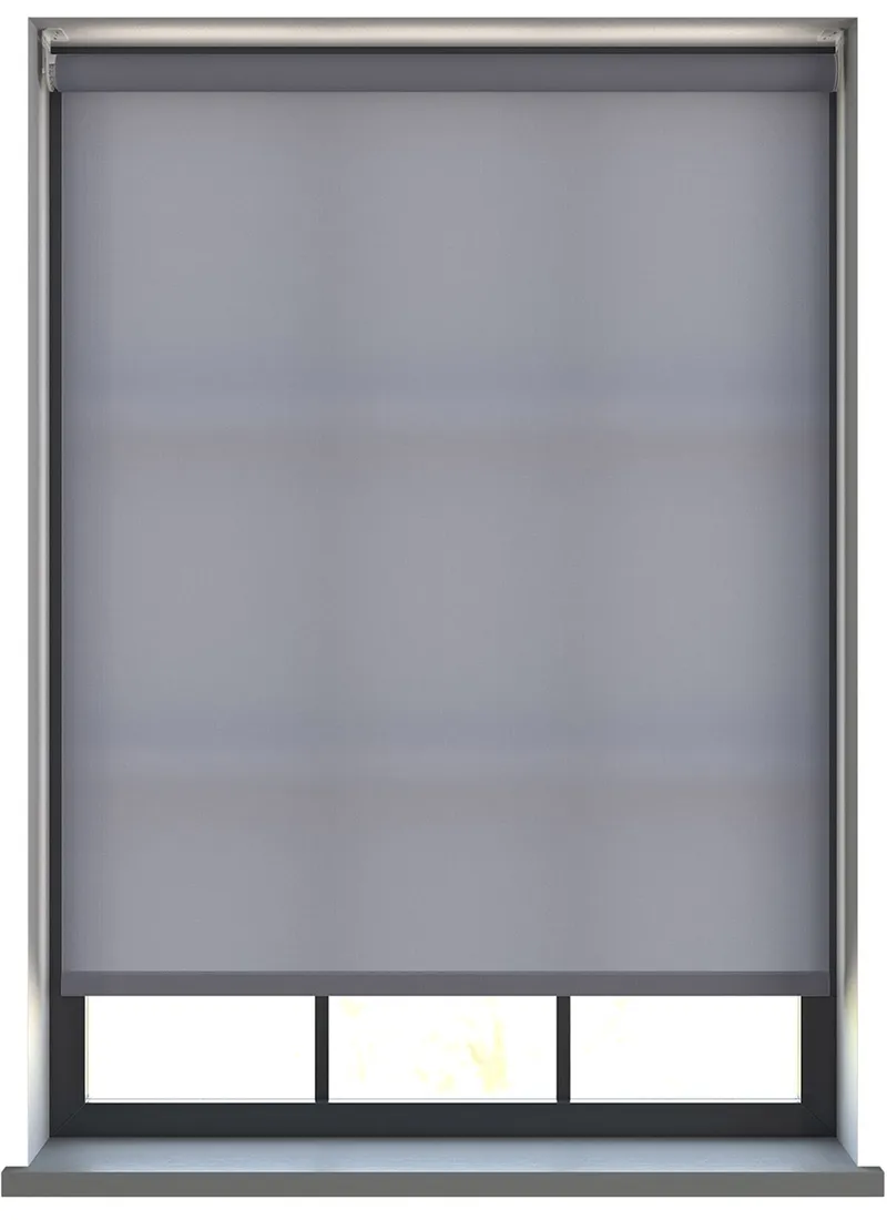 Burst Stormy Grey Roller Blind