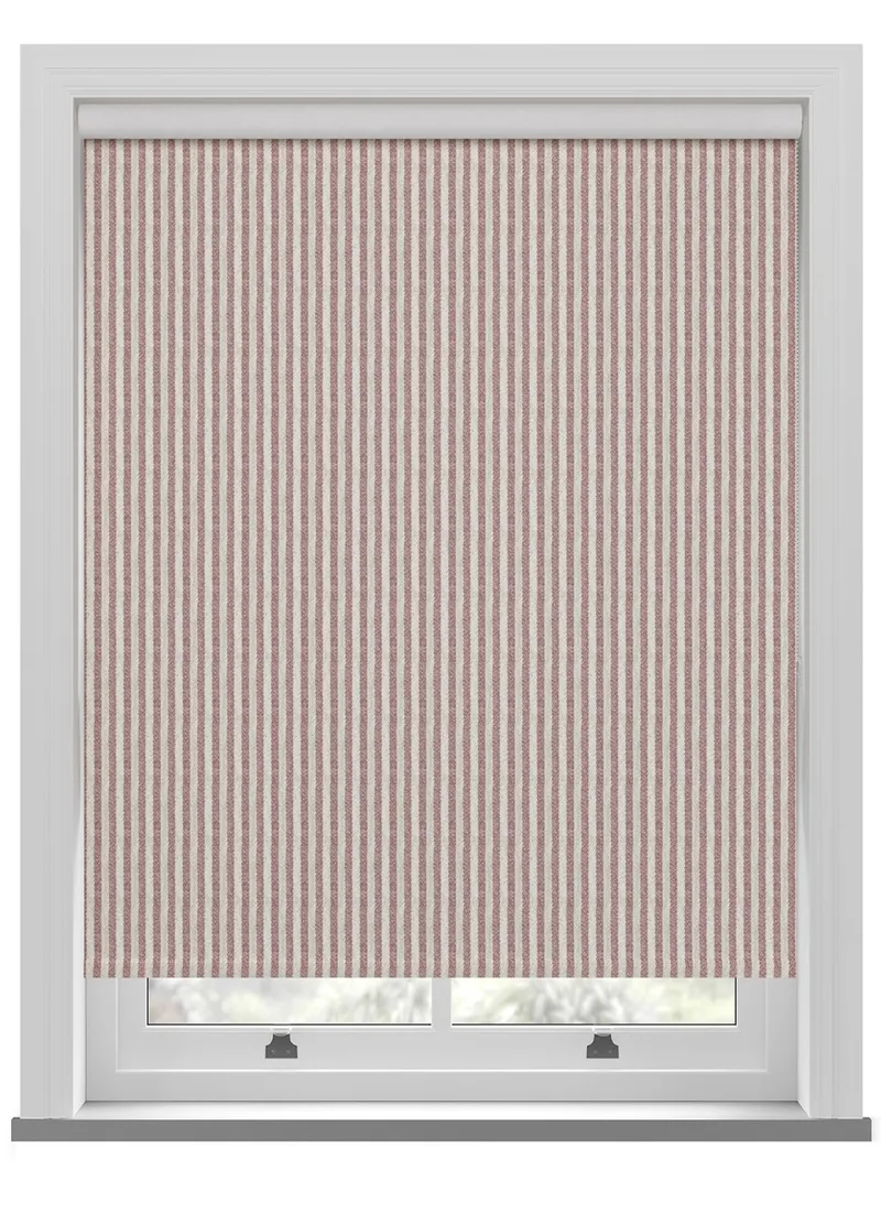 Emily Bond Oscar Stripe Raspberry Roller Blind