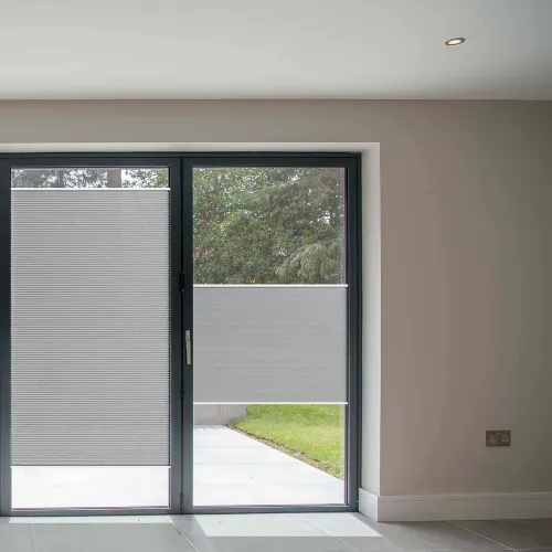 Fittoframe Vexia Grey Dawn Honeycomb Pleated Blind