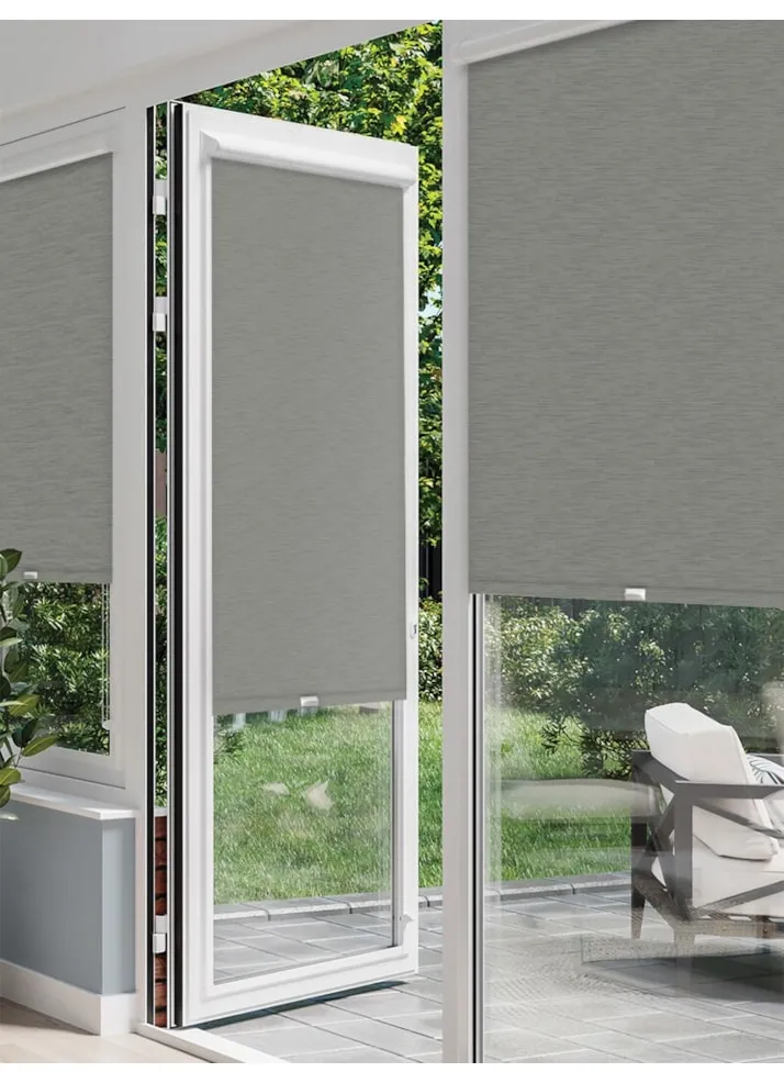 New York Shadow Grey Perfect Fit® Roller Blind