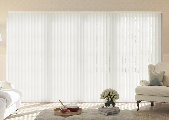 Crossweave Ice - Vertical Blind