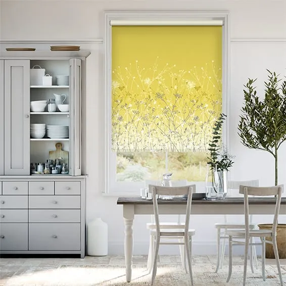 September Meadow Quince Roller Blind