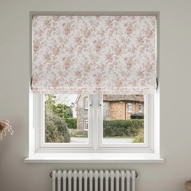 Laura Ashley Walled Garden Dark Blush Blinds Uk